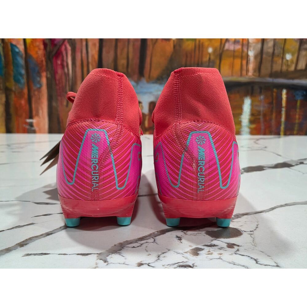 Nike ZM Superfly 10 ACAD FG MG Ember Glow Size 11.5 Men's Soccer Cleats Futbol - Picture 5 of 7